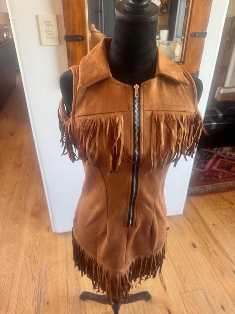 Western fringe women's dress size medium brand new with tags